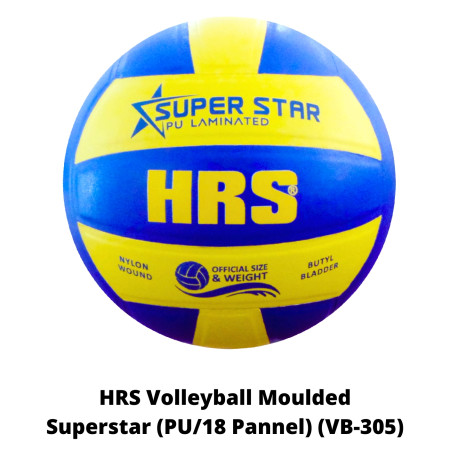 HRS Volleyball Moulded Superstar (PU/18 Pannel)